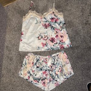 Silky Floral PJ set